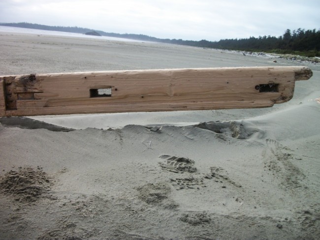 House Timber from Japanese Tsunami